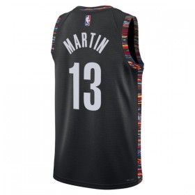 NBA Mænd Trøje Brooklyn Nets Tyrese Martin 2025-26 Nike City Edition Sort Swingman